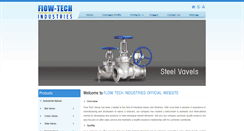 Desktop Screenshot of flowtechvalves.com